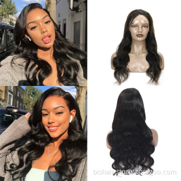 Factory price hair products Brazilian body wave Real Wig for Black Women 13x4 Lace Frontal Wig Body wave 100% human hair wig